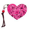 Keyring - HEART - Fuchsia / Bordeaux