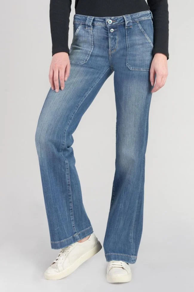 Blue Flared Jeans