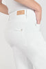 Pricilia High-Waisted Jeans White