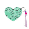 Keyring - HEART - Lilac / Mint