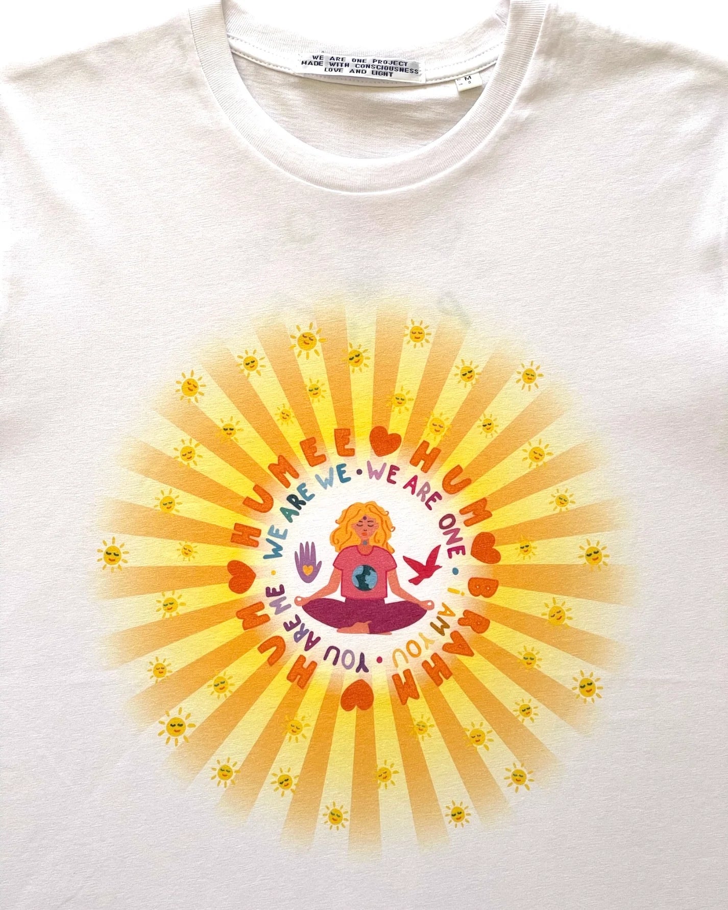 Tee Shirt Meditate "WeAreLove"