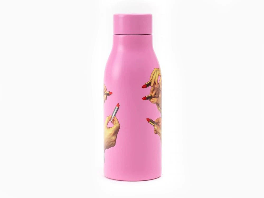 Seletti Wears Toiletpaper - Thermal Bottle - Lipsticks pink