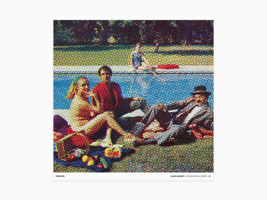 Alain Jacquet - Le déjeuner sur l'herbe, 1964 (standard poster)