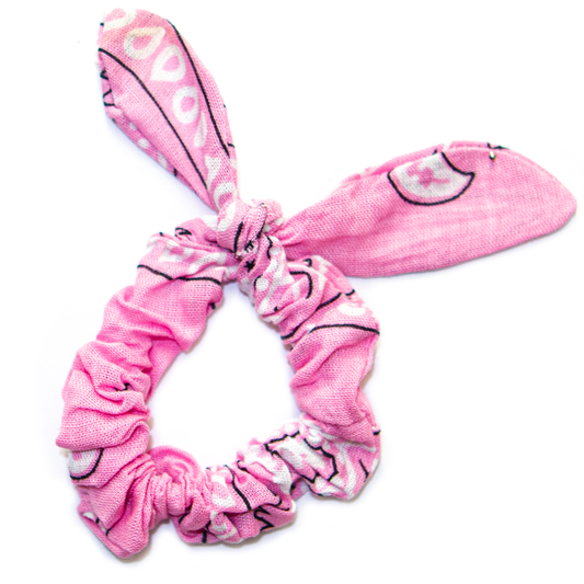 Bandana Scrunchie Pink