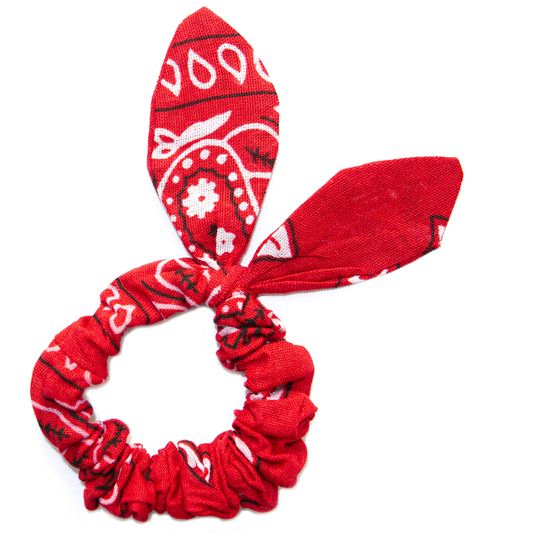 Bandana Scrunchie Red