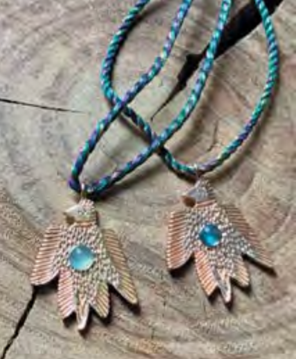 phenix amulet necklace