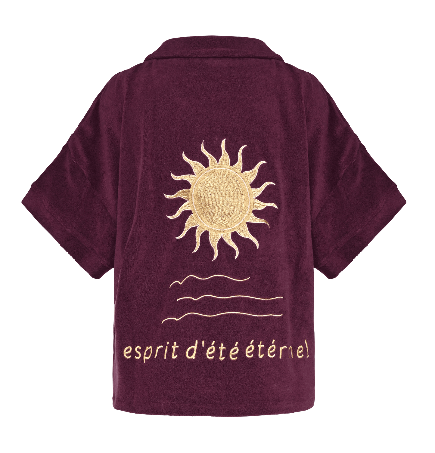 My Sunshine Plum Terry Shirt S/M