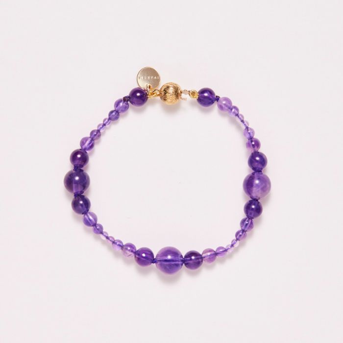 Amethyst Abacus Bracelet