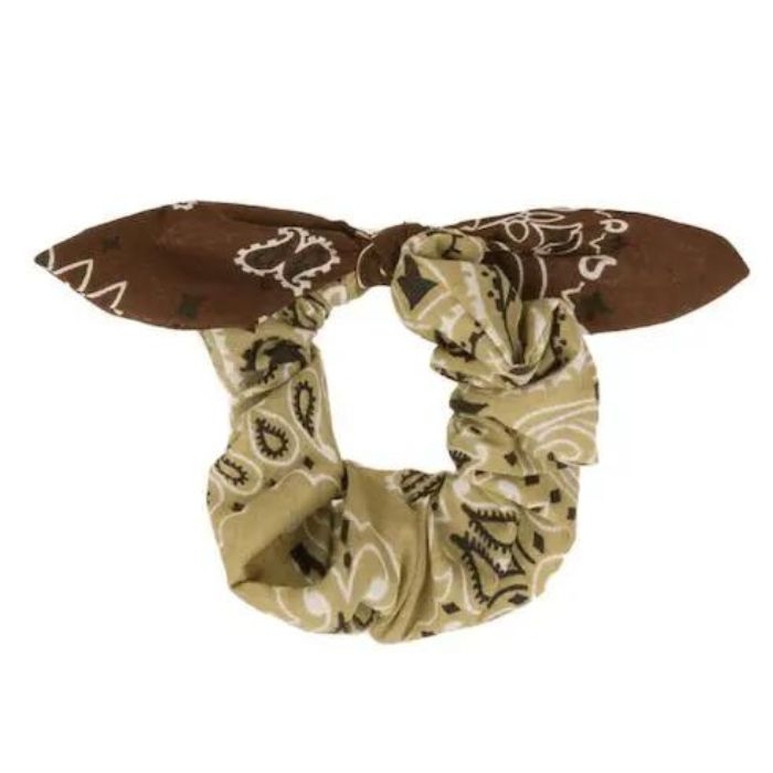 Scrunchy - Beige / Brown