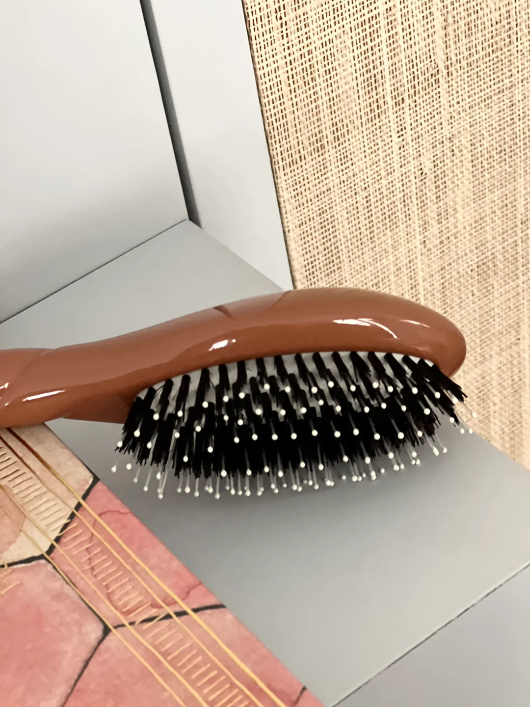 The Little Sensitive Scalp Brush THE ESSENTIAL SOFTNESS Terracotta