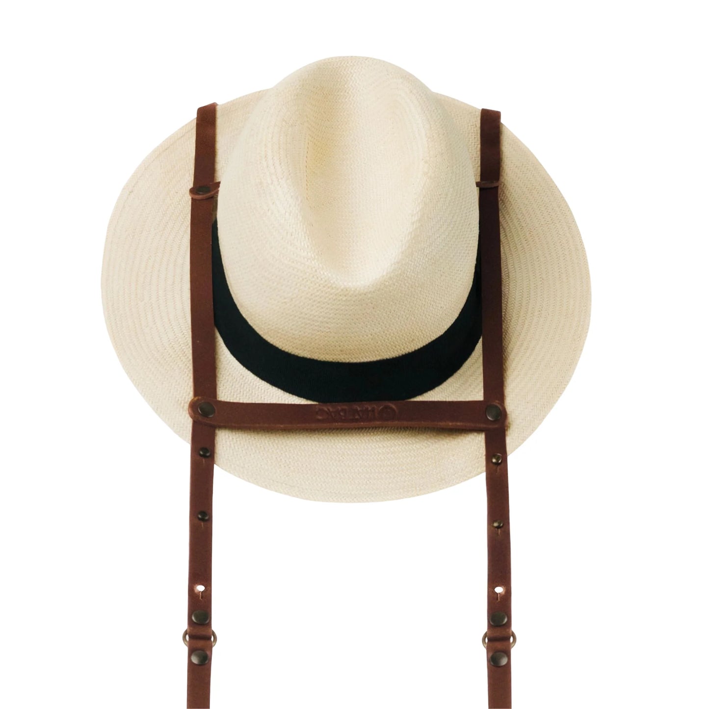 Hat Bag “Barcelona”: Hat holder in chocolate brown leather