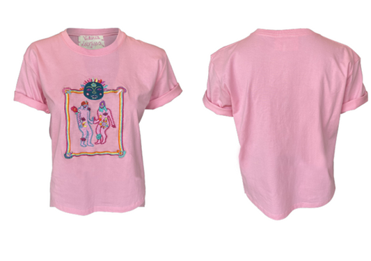 T Shirt The Rainbow Lovers Pink