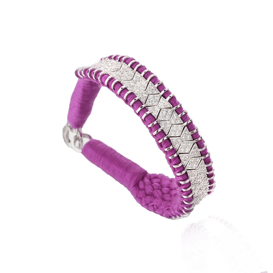 Purple janeiro bracelet