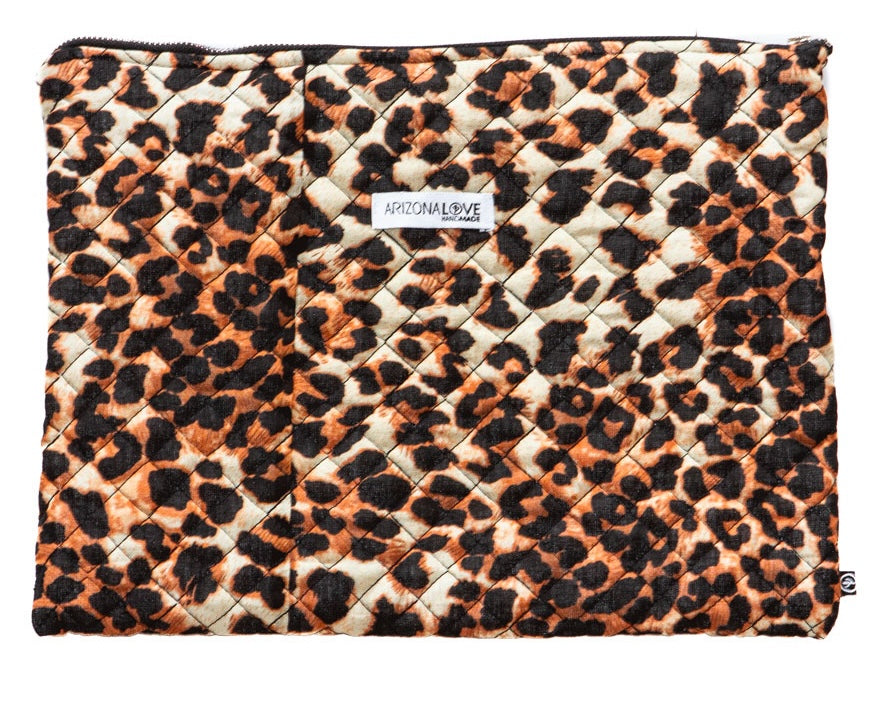 Bandana Quilt Pouch Leopard