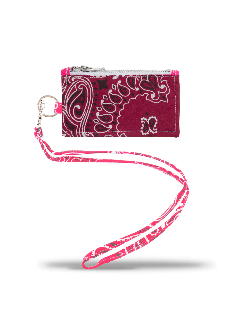 Card Holder - MUSHROOM - Burgundy / Fuchsia