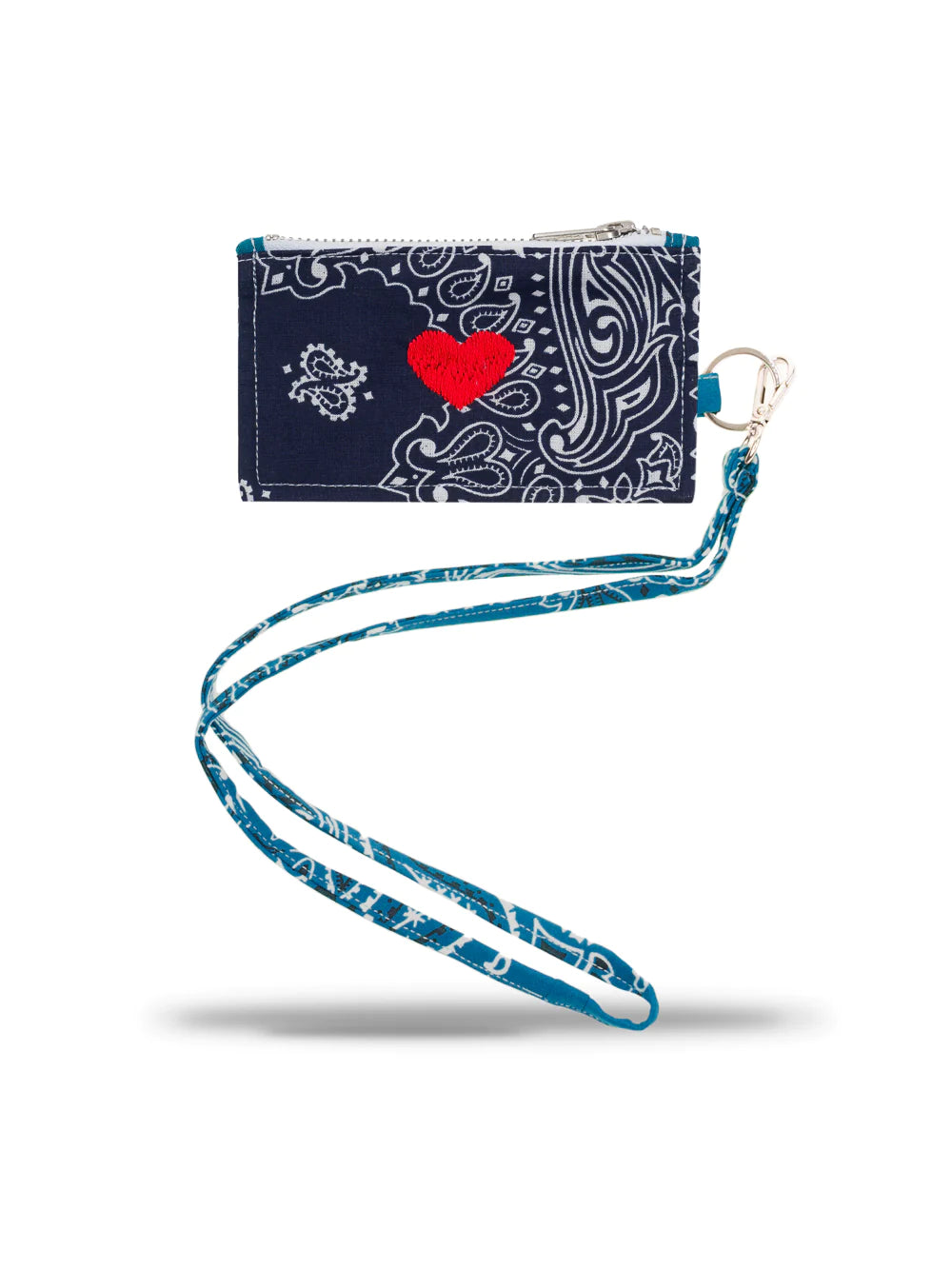 Card Holder - HEART - Navy / Petrol