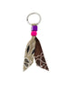 Bandana keyring - Beige / Brown