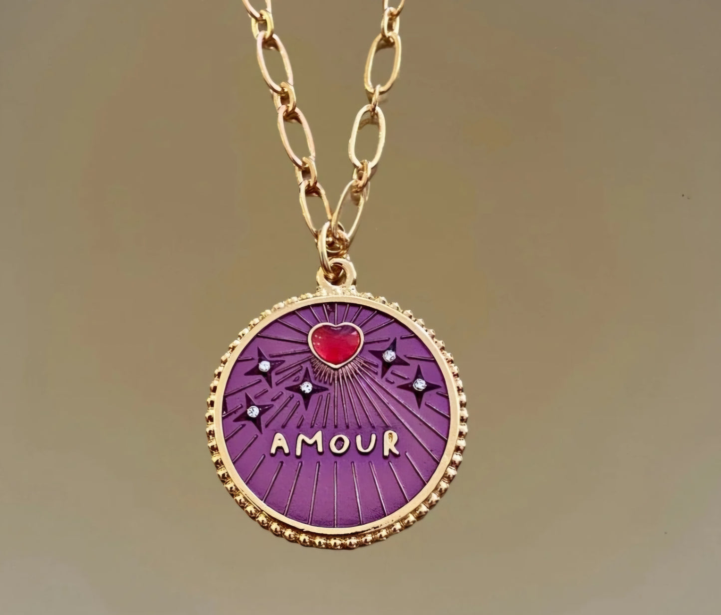 Amour Iris Necklace