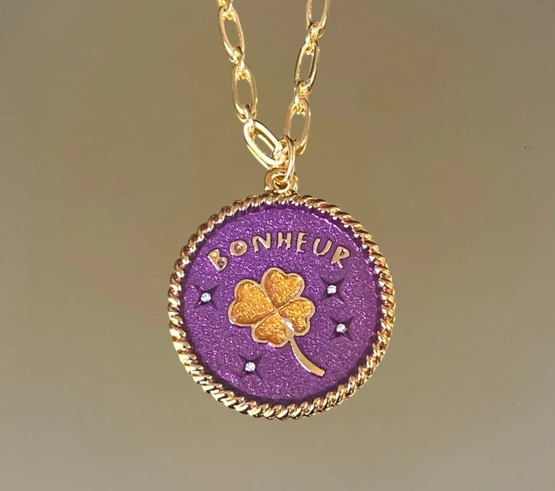 Bonheur Iris Necklace