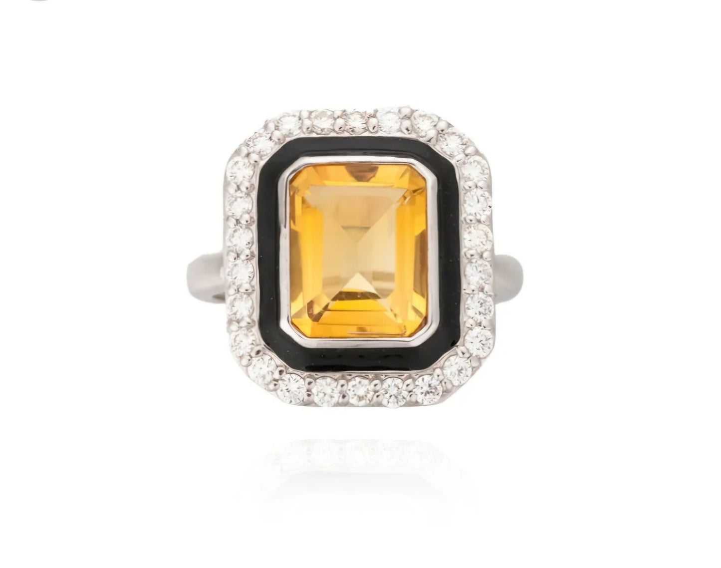 Ring Giny Citrine Silver