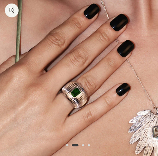 Ring Michelle Diopside