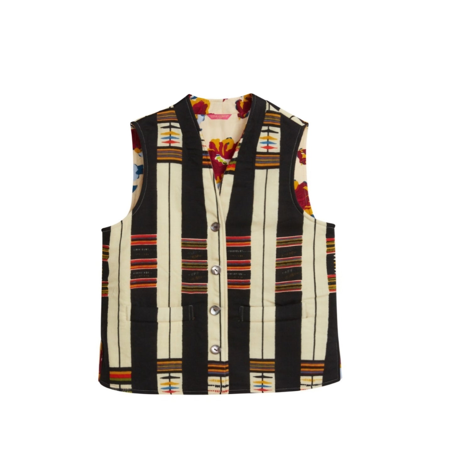 tiblisi gilet
ashante stripes natural