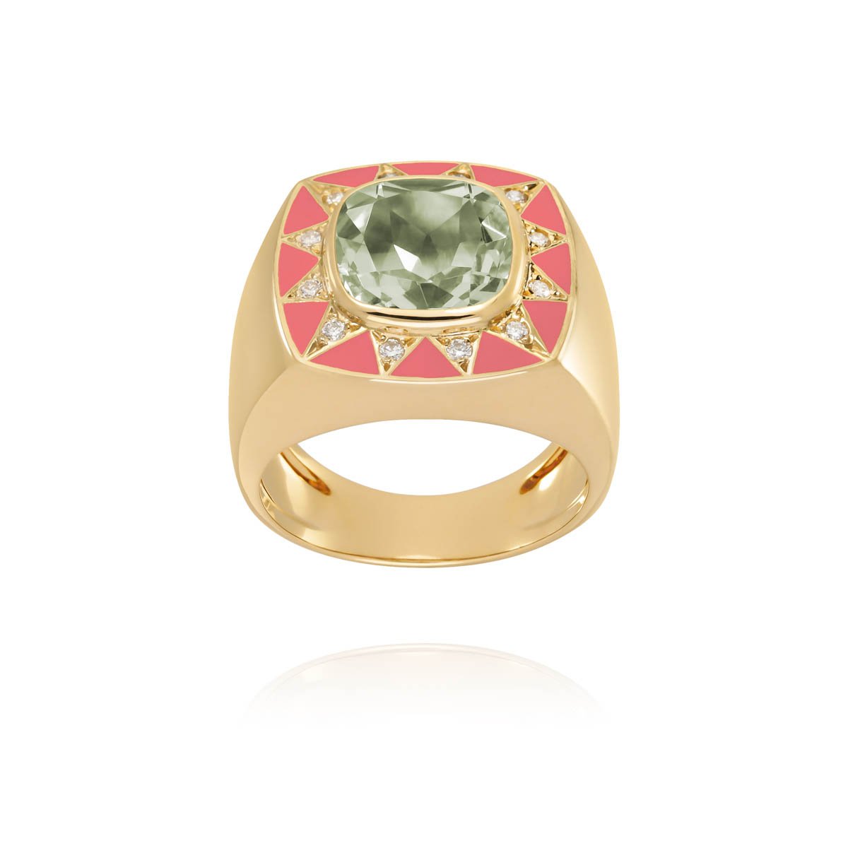 Stella Corail gold ring