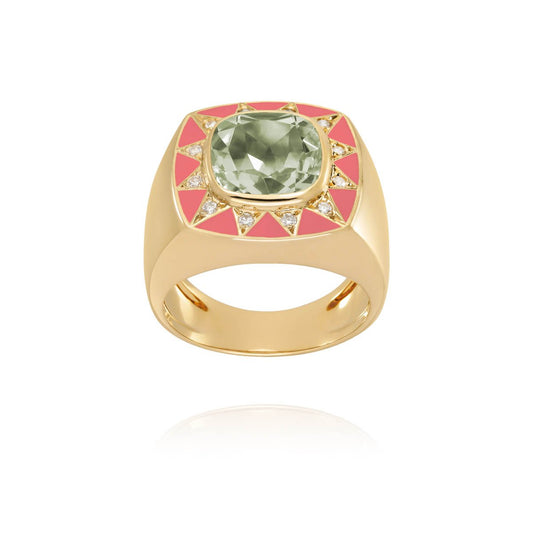 Stella Corail gold ring