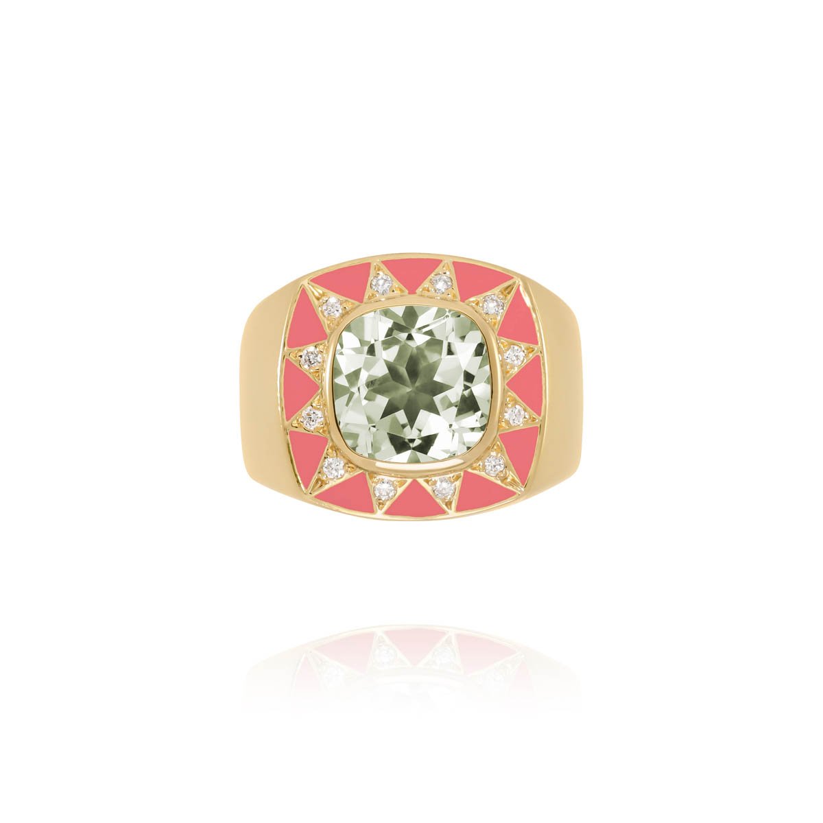 Stella Corail gold ring