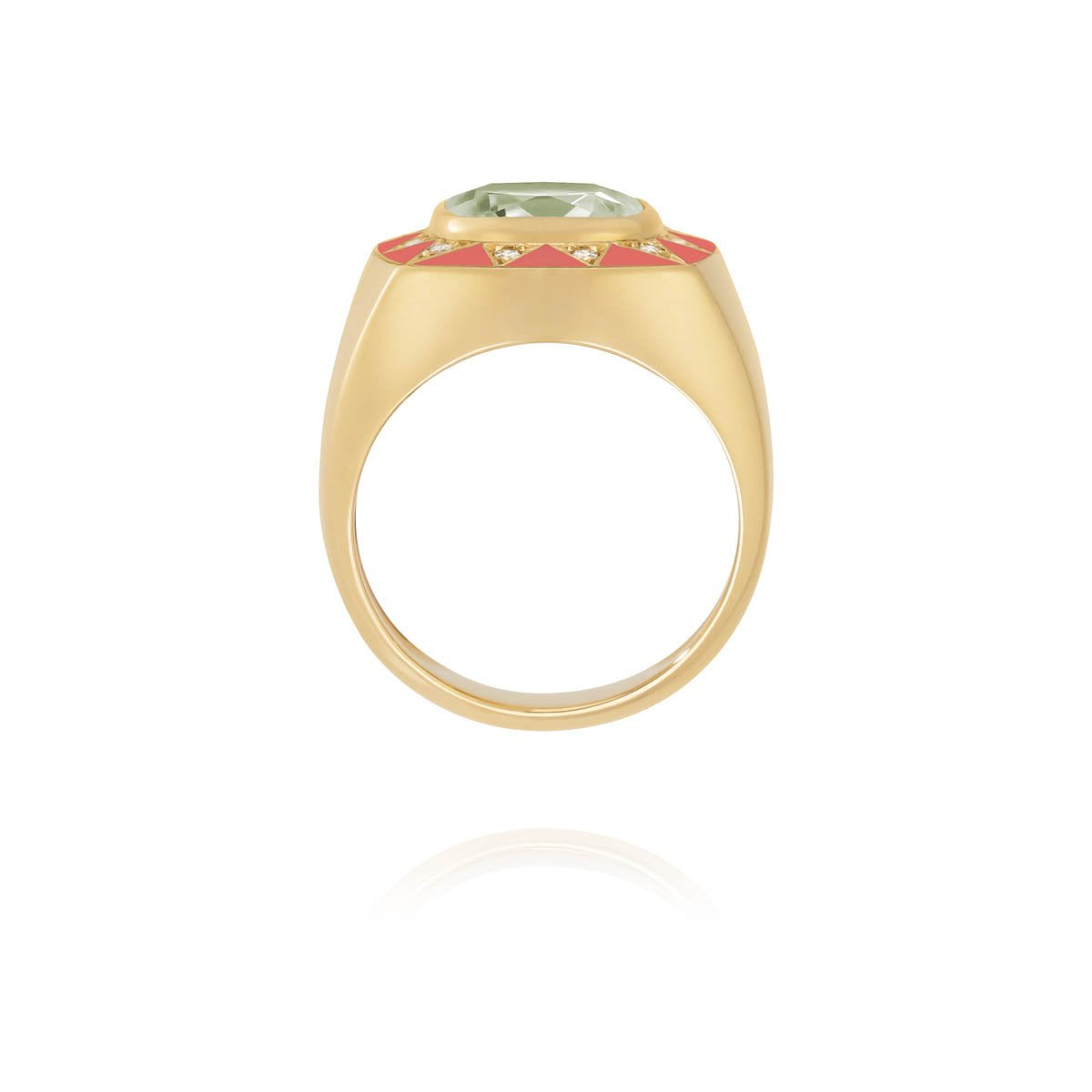 Stella Corail gold ring