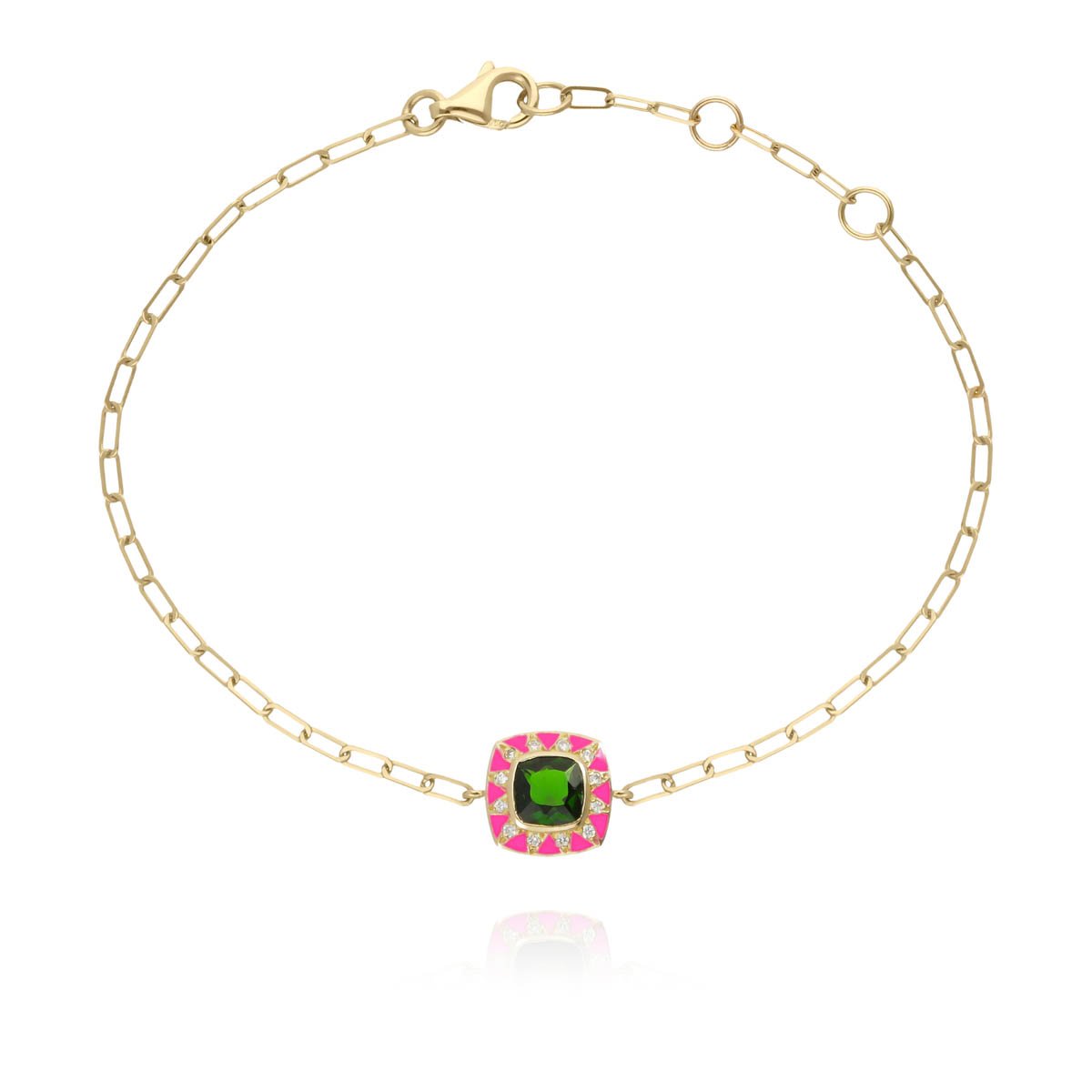 Stella neon pink bracelet