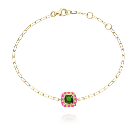 Stella neon pink bracelet