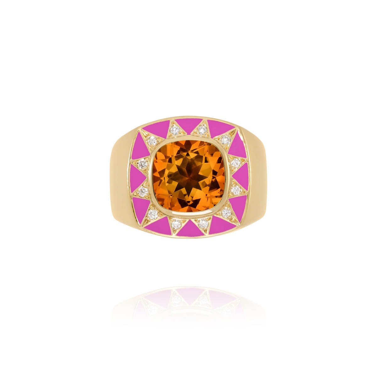 Stella purplish gold ring