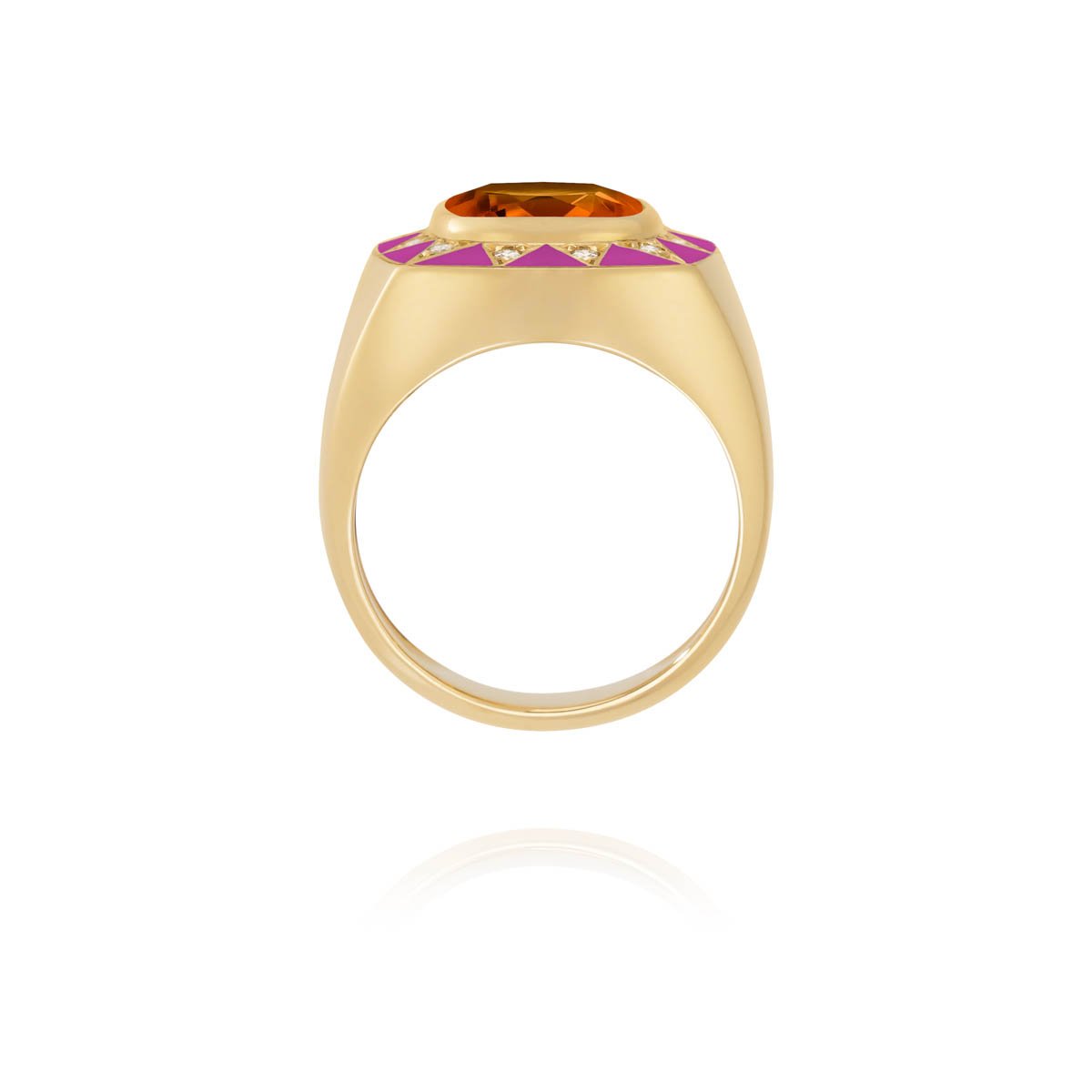 Stella purplish gold ring