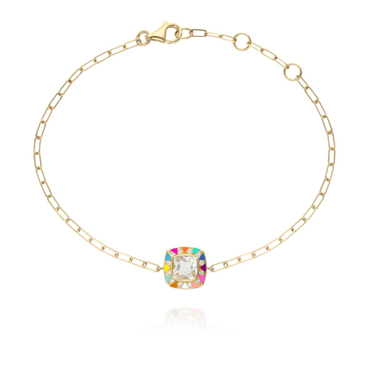 Stella rainbow bracelet