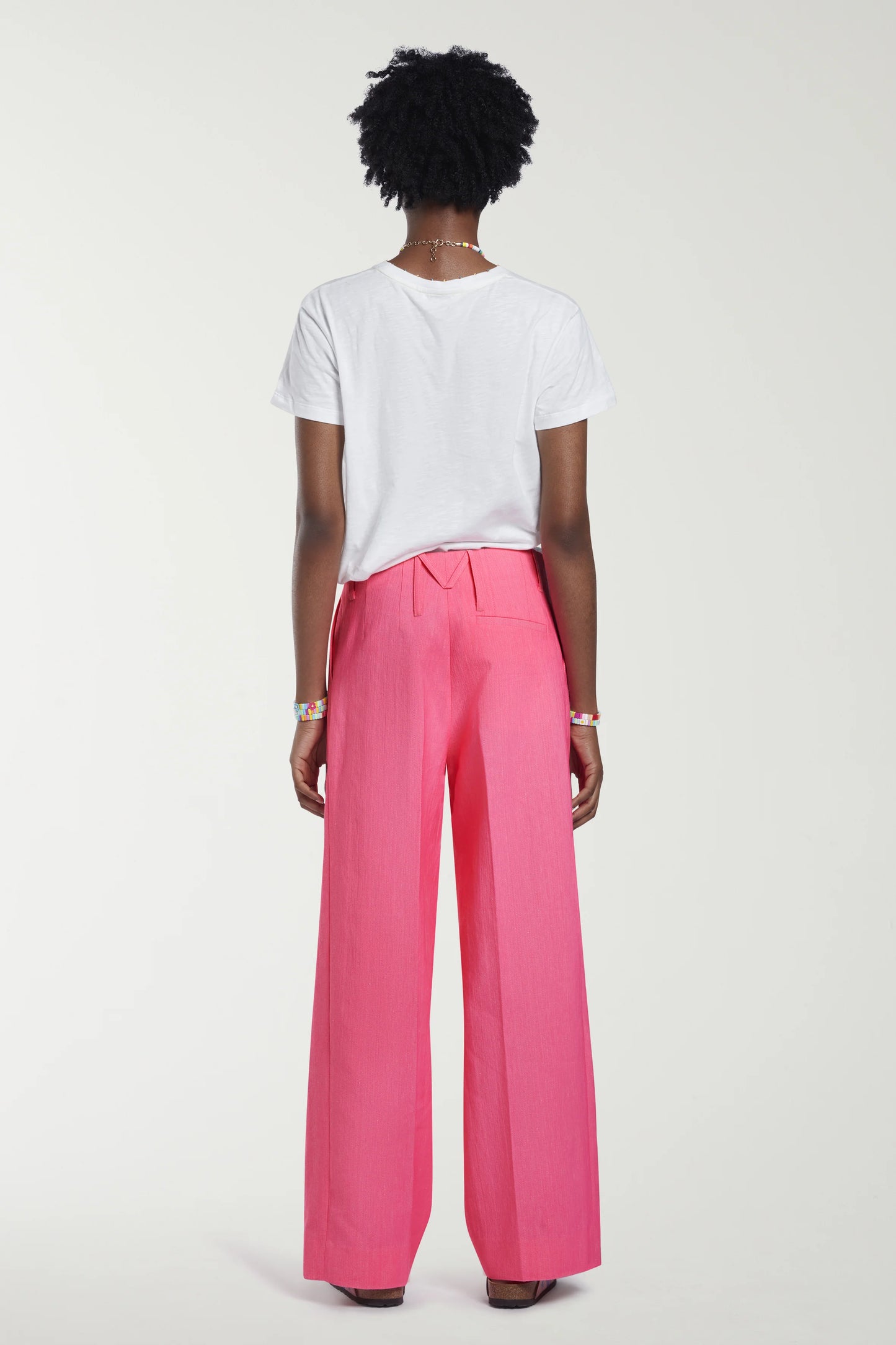 High Waisted Tailored Trousers