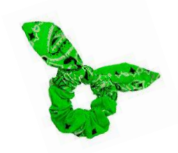 Bandana Scrunchie Fluo Green