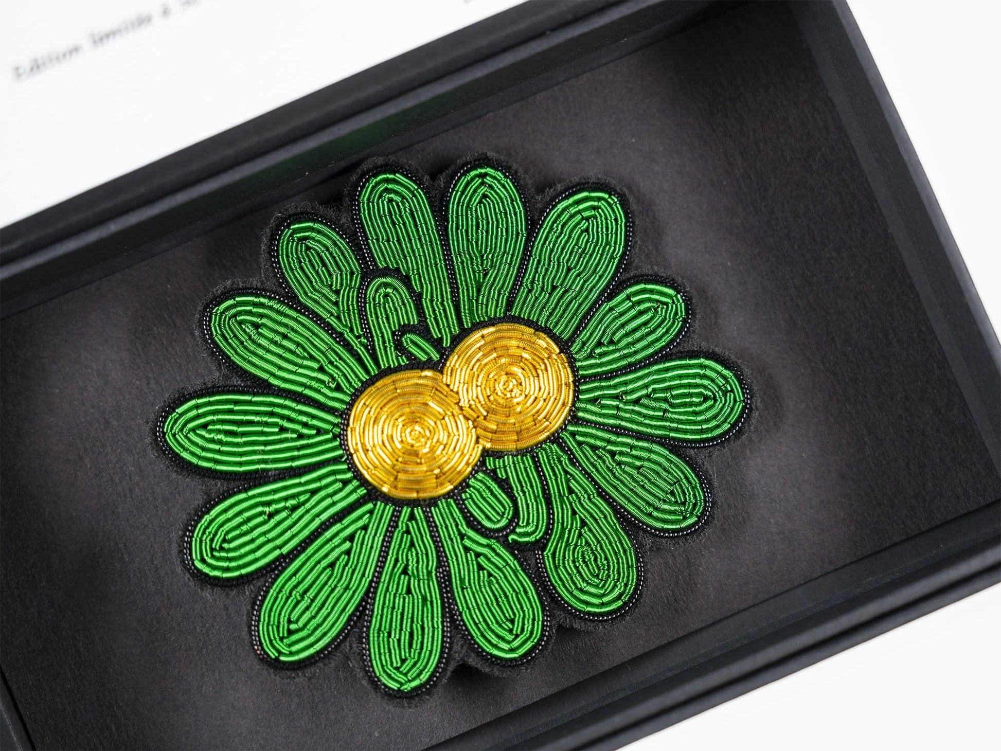 Laurent Grasso - Future Herbarium (Green Daisy Brooch)